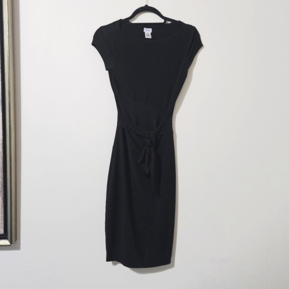 Cache Faux Wrap Sheath Dress - Picture 1 of 8